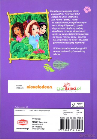 Legendy Dżungli Lego Friends [KSIĄŻKA]