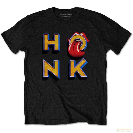 Rolling Stones - The: The Rolling Stones Unisex Tee: Honk Letters (X-Large)