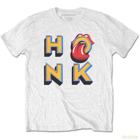 Rolling Stones - The: The Rolling Stones Unisex Tee: Honk Letters (XX-Large)