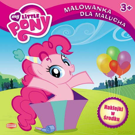 My Little Pony Malowanka Dla Malucha z Naklejkami [KSIĄŻKA]