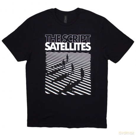 Script - The: The Script Unisex T-Shirt: Satellites (Black) (Large)