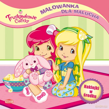 Truskawkowe Ciastko Malowanka Dla Malucha z Naklejkami [KSIĄŻKA]