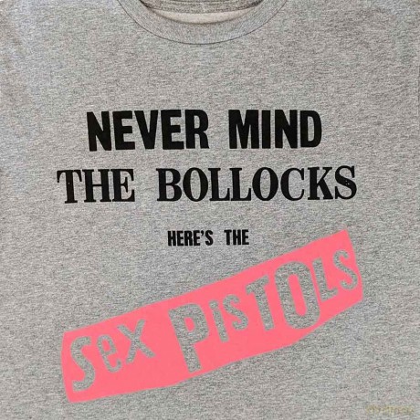 Sex Pistols - The: The Sex Pistols Ladies Crop Top: Never Mind The Bollocks Original Album (Grey) (Large)