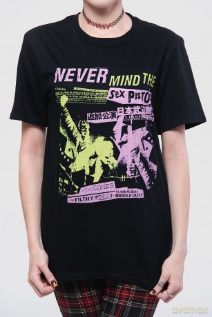 Sex Pistols - The: The Sex Pistols Men's Tee: Japanese Poster (X-Large)