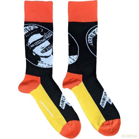 Sex Pistols - The: The Sex Pistols Unisex Ankle Socks: God Save The Queen (Black) (UK Size 7 - 11)