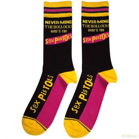 Sex Pistols - The: The Sex Pistols Unisex Ankle Socks: Never Mind The Bollocks Stripes (Black) (UK Size 7 - 11)