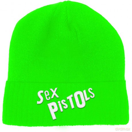 Sex Pistols - The: The Sex Pistols Unisex Beanie Hat: Logo (Fluorescent Green)