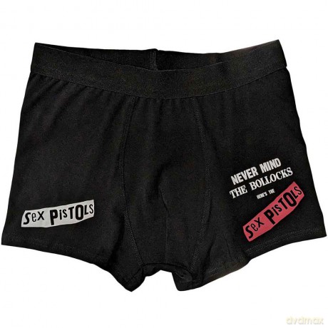 Sex Pistols - The: The Sex Pistols Unisex Boxers: Never Mind the Bollocks Original Album (Large)