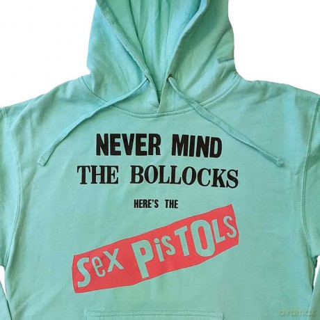 Sex Pistols - The: The Sex Pistols Unisex Pullover Hoodie: Never Mind The Bollocks Original Album (Green) (Medium)
