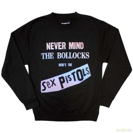 Sex Pistols - The: The Sex Pistols Unisex Sweatshirt: Never Mind the B... Gradient (Black) (Oversized) (Medium)