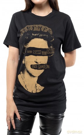 Sex Pistols - The: The Sex Pistols Unisex T-Shirt: God Save The Queen (Black) (Embellished) (XX-Large)