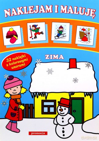 Zima Naklejam i Maluje [KSIĄŻKA]