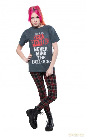 Sex Pistols - The: The Sex Pistols Unisex T-Shirt: NMTB Distressed (Black) (Wash Collection) (Large)