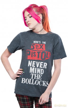 Sex Pistols - The: The Sex Pistols Unisex T-Shirt: NMTB Distressed (Black) (Wash Collection) (Small)
