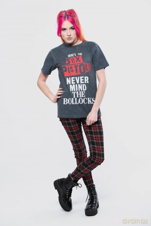 Sex Pistols - The: The Sex Pistols Unisex T-Shirt: NMTB Distressed (Black) (Wash Collection) (X-Large)