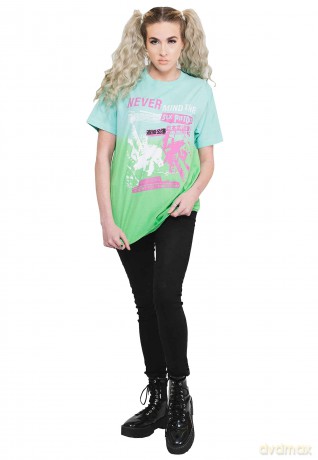 Sex Pistols - The: The Sex Pistols Unisex T-Shirt: NMTB Japan (Green) (Wash Collection) (Large)