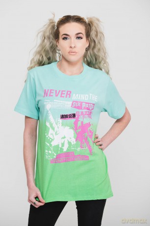 Sex Pistols - The: The Sex Pistols Unisex T-Shirt: NMTB Japan (Green) (Wash Collection) (Small)