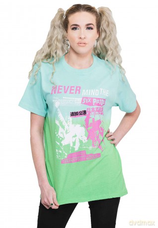 Sex Pistols - The: The Sex Pistols Unisex T-Shirt: NMTB Japan (Green) (Wash Collection) (X-Large)