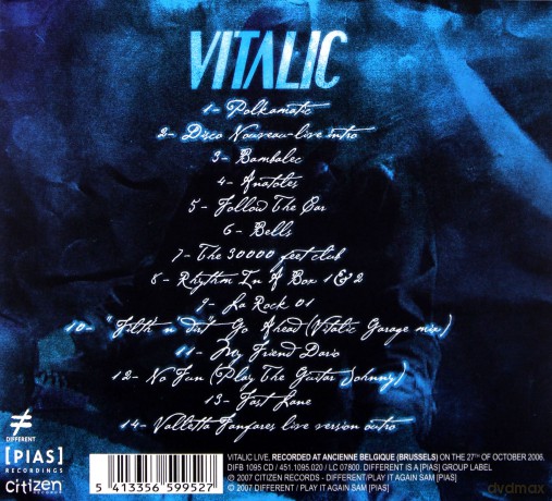 Vitalic: V Live [CD]