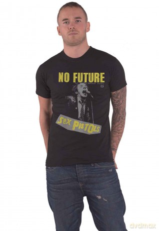 Sex Pistols - The: The Sex Pistols Unisex T-Shirt: No Future (Black) (Medium)