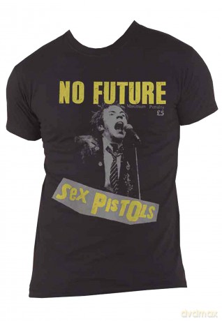 Sex Pistols - The: The Sex Pistols Unisex T-Shirt: No Future (Black) (Medium)