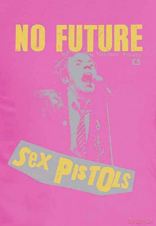 Sex Pistols - The: The Sex Pistols Unisex T-Shirt: No Future (Pink) (Medium)