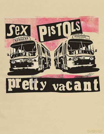 Sex Pistols - The: The Sex Pistols Unisex T-Shirt: Pretty Vacant (Sand) (XX-Large)