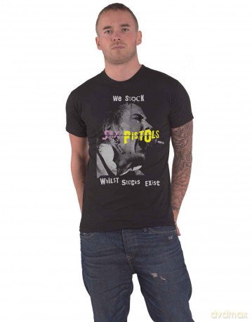 Sex Pistols - The: The Sex Pistols Unisex T-Shirt: We Stock (Black) (Large)