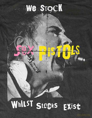 Sex Pistols - The: The Sex Pistols Unisex T-Shirt: We Stock (Black) (Large)