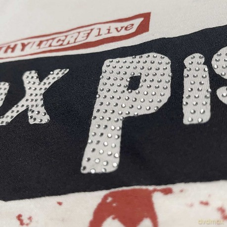 Sex Pistols - The: The Sex Pistols Unisex Tank T-Shirt: Filthy Lucre (Natural) (Embellished) (Medium)