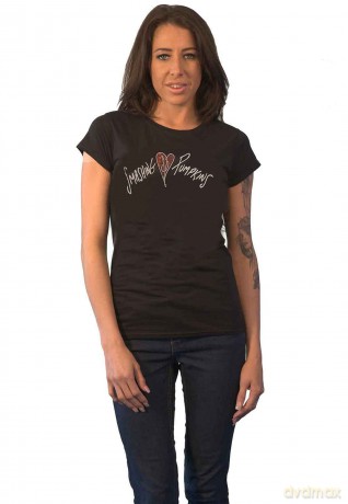 Smashing Pumpkins - The: The Smashing Pumpkins Ladies T-Shirt: Gish Heart (Black) (Large)