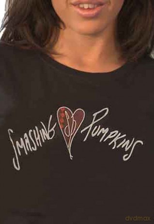 Smashing Pumpkins - The: The Smashing Pumpkins Ladies T-Shirt: Gish Heart (Black) (Medium)