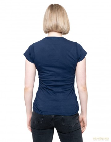 Smashing Pumpkins - The: The Smashing Pumpkins Ladies T-Shirt: Mellon Collie (Navy Blue) (X-Large)