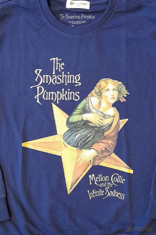 Smashing Pumpkins - The: The Smashing Pumpkins Unisex Sweatshirt: Mellon Collie (Navy Blue) (Medium)