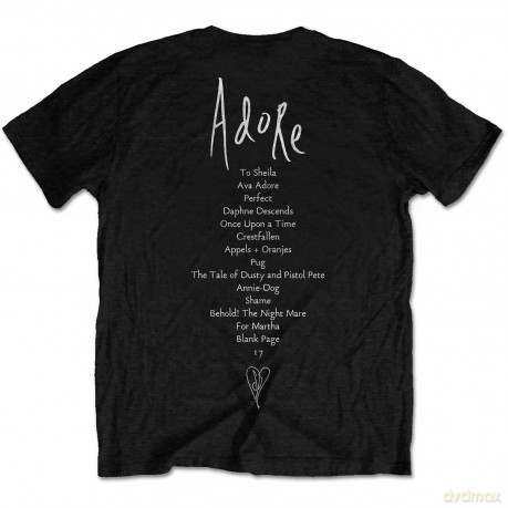 Smashing Pumpkins - The: The Smashing Pumpkins Unisex T-Shirt: Adore (Black) (Back Print) (X-Small)