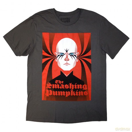 Smashing Pumpkins - The: The Smashing Pumpkins Unisex T-Shirt: Billy (Charcoal Grey) (Back Print) (Medium)