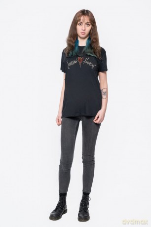 Smashing Pumpkins - The: The Smashing Pumpkins Unisex T-Shirt: Gish Heart (Black) (XX-Large)