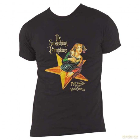 Smashing Pumpkins - The: The Smashing Pumpkins Unisex T-Shirt: Mellon Collie (Black) (Large)