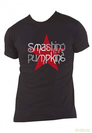 Smashing Pumpkins - The: The Smashing Pumpkins Unisex T-Shirt: Star Logo (Black) (Small)