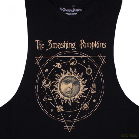 Smashing Pumpkins - The: The Smashing Pumpkins Unisex Vest T-Shirt: Celestial Sun (Black) (Small)