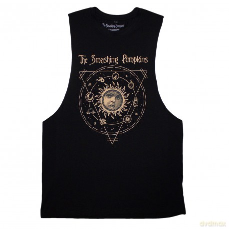 Smashing Pumpkins - The: The Smashing Pumpkins Unisex Vest T-Shirt: Celestial Sun (Black) (XX-Large)