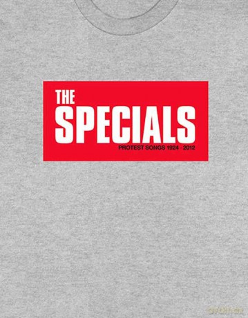 Specials - The: The Specials Unisex T-Shirt: Protest Songs (Grey) (XX-Large)
