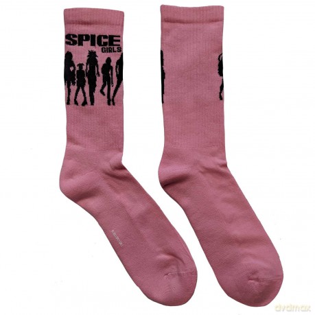 Spice Girls - The: The Spice Girls Unisex Terry Socks: Silhouette (Black) (UK Size 7 - 11)
