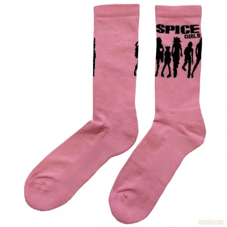 Spice Girls - The: The Spice Girls Unisex Terry Socks: Silhouette (Black) (UK Size 7 - 11)