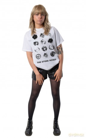 Stone Roses - The: The Stone Roses Men's Tee: Lemons Grid (Large)