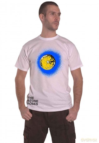 Stone Roses - The: The Stone Roses Men's Tee: Lemons Grid (Medium)