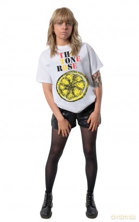 Stone Roses: The Men's Tee: Logo Lemon Multicolour (Medium)