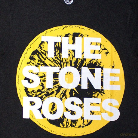 Stone Roses - The: The Stone Roses Unisex T-Shirt: Large Lemon (Charcoal Grey) (X-Large)