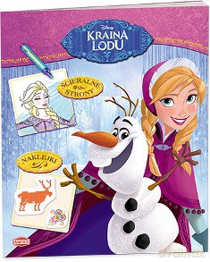 Kraina Lodu Kolorowanki z Naklejkami [KSIĄŻKA]
