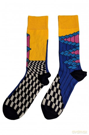 Strokes - The: The Strokes Unisex Ankle Socks: Angles (Blue) (UK Size 7 - 11)